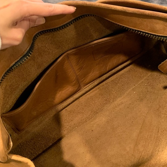 Vintage Coach British Tan Embassy Briefcase Messenger Bag Leather Brown - Picture 13 of 16